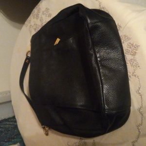 Michael Kors soft pebble leather black medium purse.